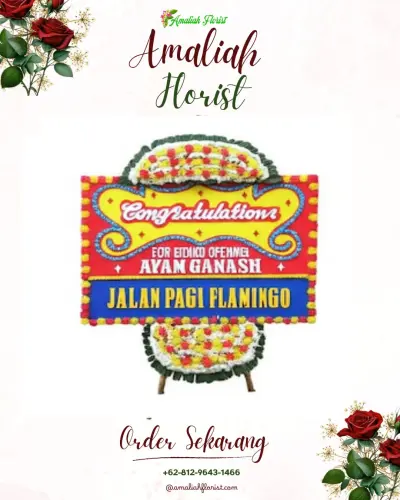 Bunga Papan Congratulation di Purbatua Pijor Koling